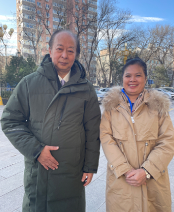 与第37届ISO主席张晓刚在中国教育发展战略学会标准专业论坛上交流